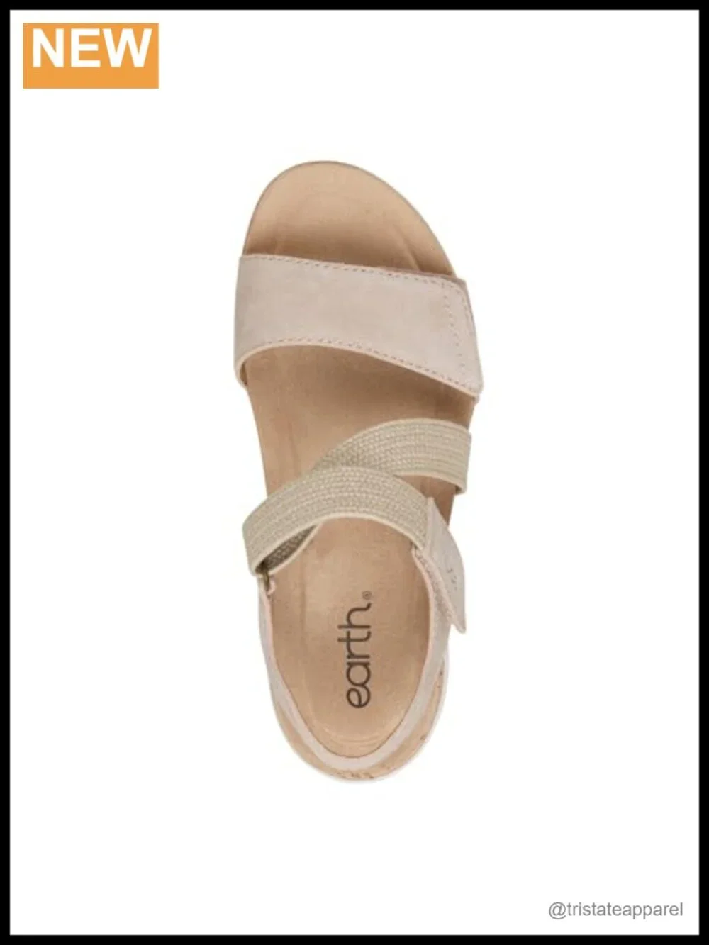 Earth Reston Suede Platform Sandals Open Toe Ankle Strap Casual